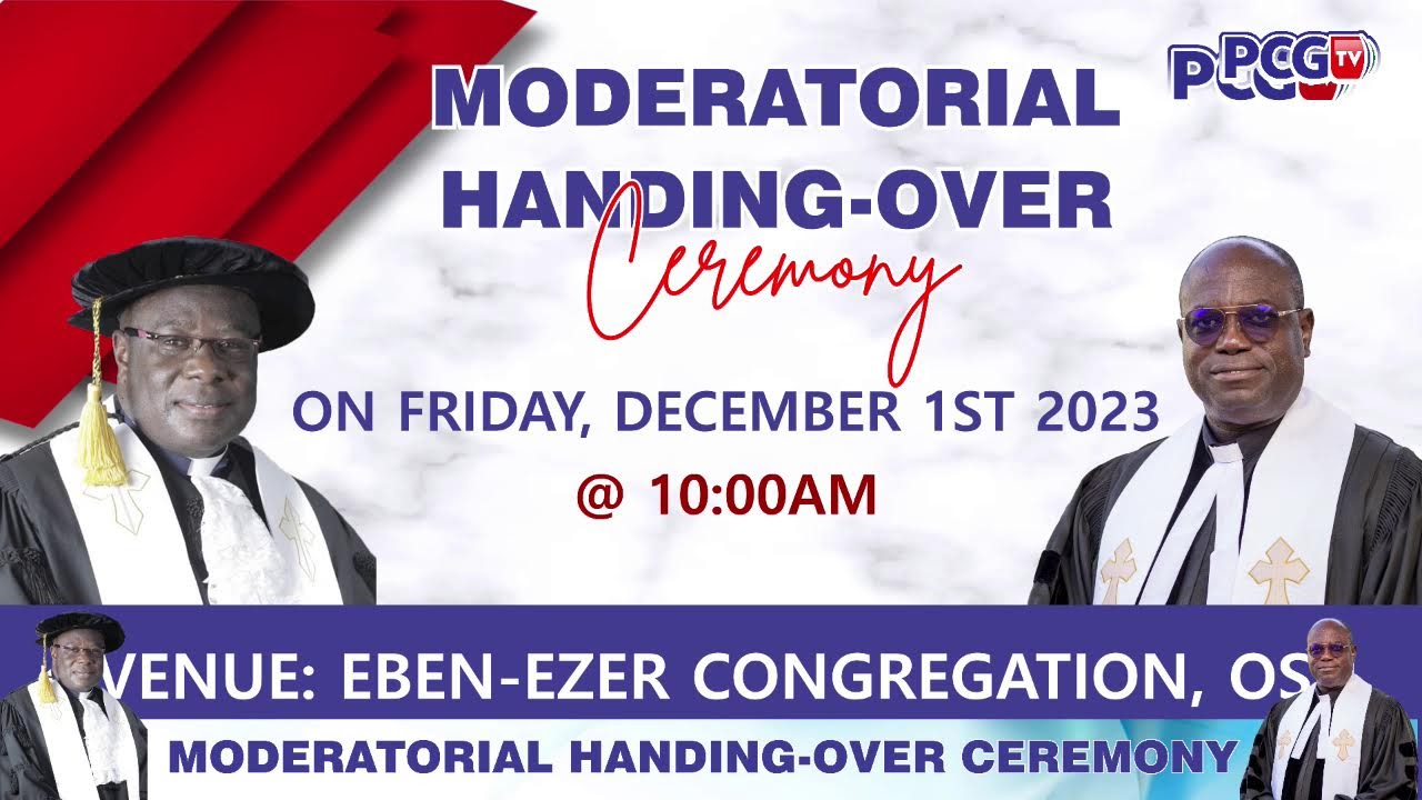 MODERATORIAL HANDING-OVER CEREMONY