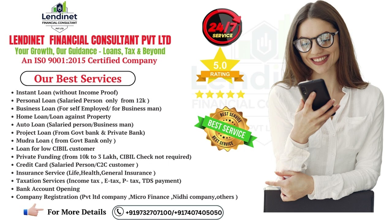 LENDINET FINANCIAL CONSULANT PAN INDIA SERVICES AVAILABLE (Hindi)