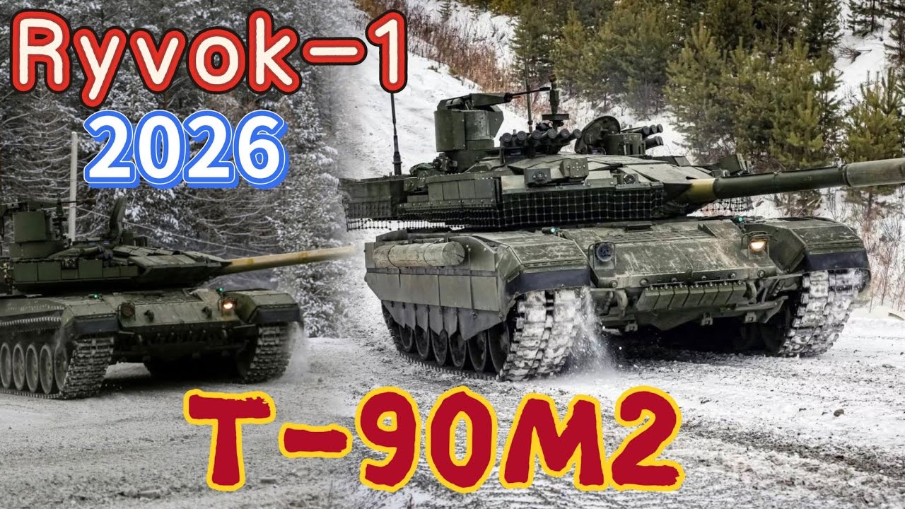 T-90M2 Ryvok-1: Russia&rsquo;s Next-Gen Battle Tank! #newtank #russiatank #t90m2 #aviation #hightlight