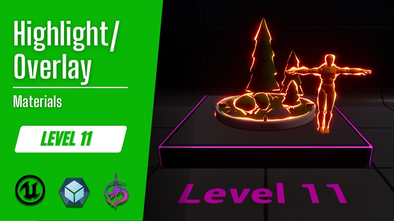 (11/12) Учебник по подсветке/наложению материалов в Unreal Engine | #ue5 #unrealengine #unrealeng...