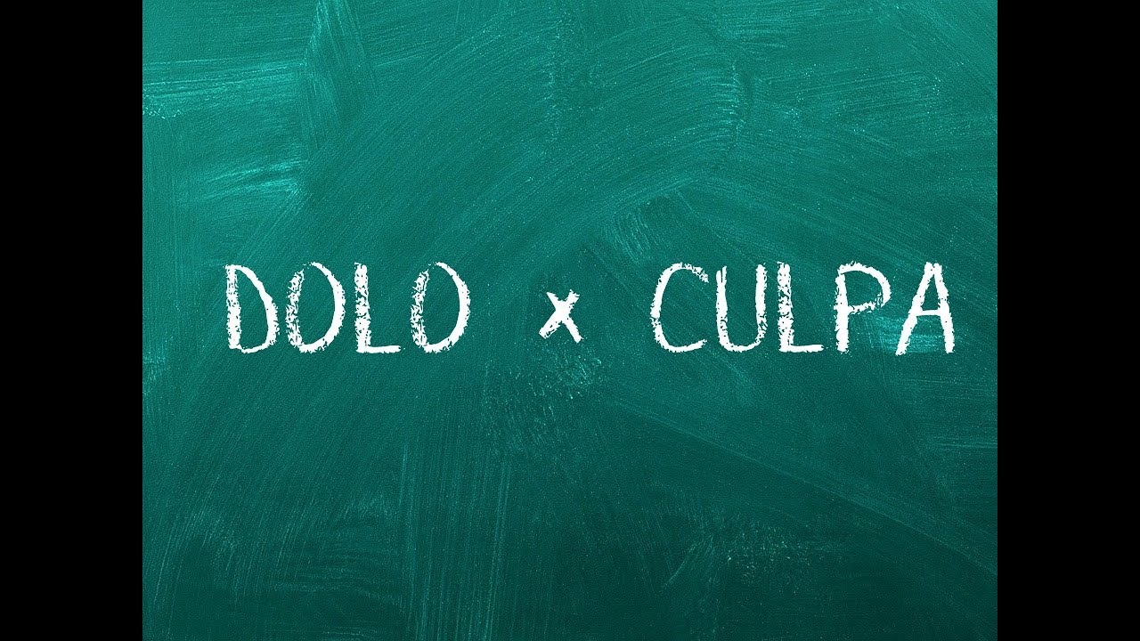 DOLO X CULPA