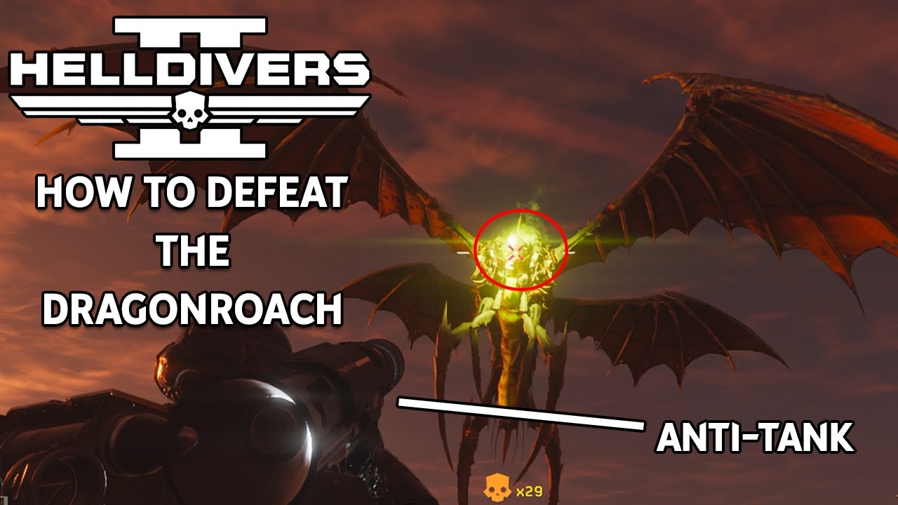 How to easily kill the Dragonroach - Helldivers 2 Full Guide