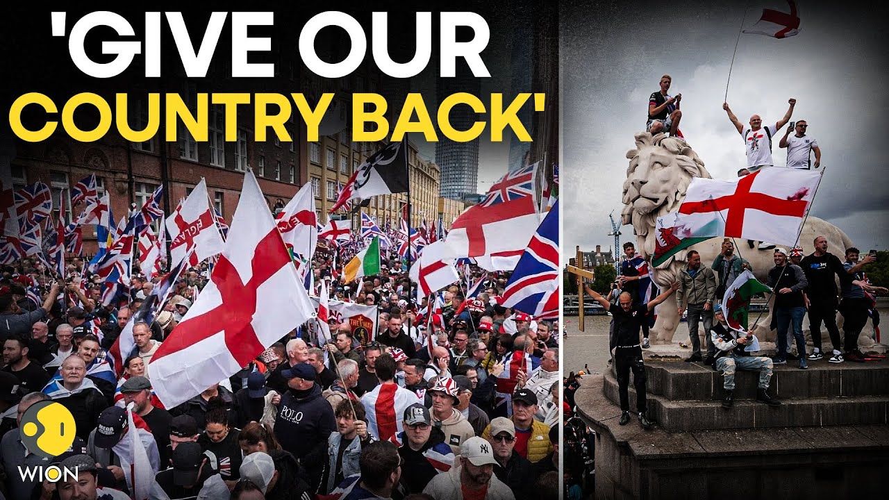 London Protests LIVE: Far-Right Anti-Immigrant Protest in London Sparks Clashes with Police | WION