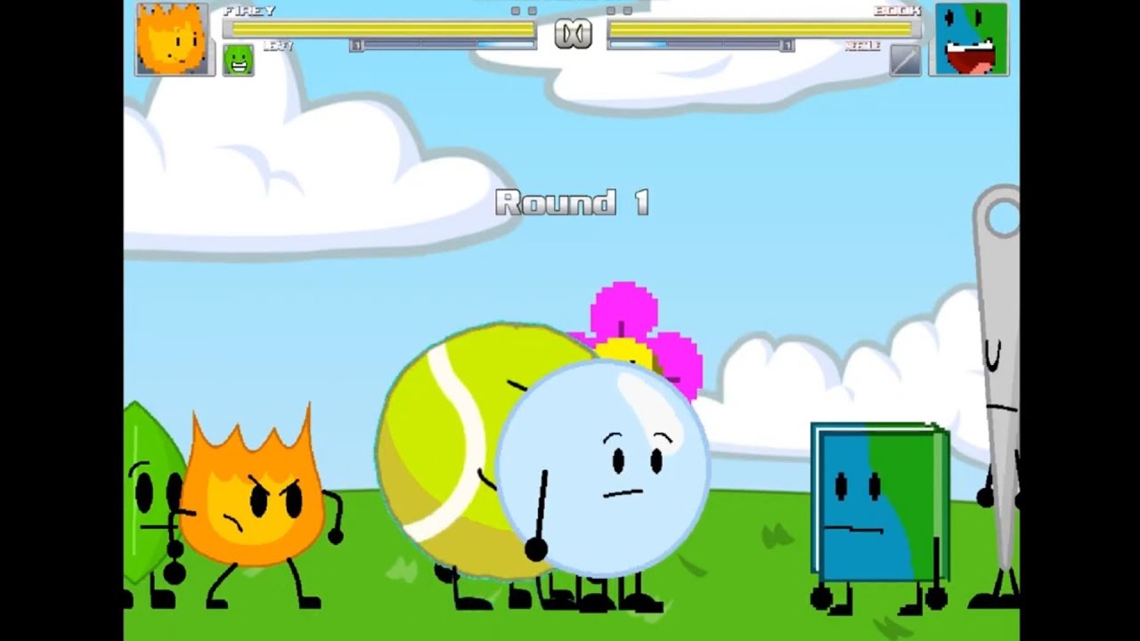 BFDI Final 4 VS. BFDIA Final 4 - BFDI vs. BFDIA | M.U.G.E.N