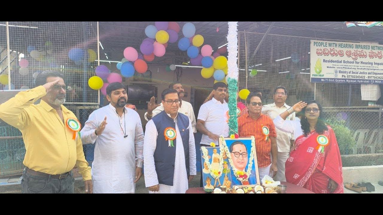 Celebrating the 77th Republic Day at PHIN Deaf School