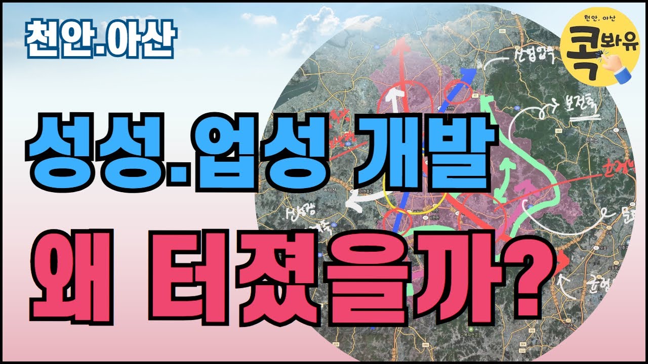 천안 | 성성.업성 개발 왜 터졌을까? | 콕봐유