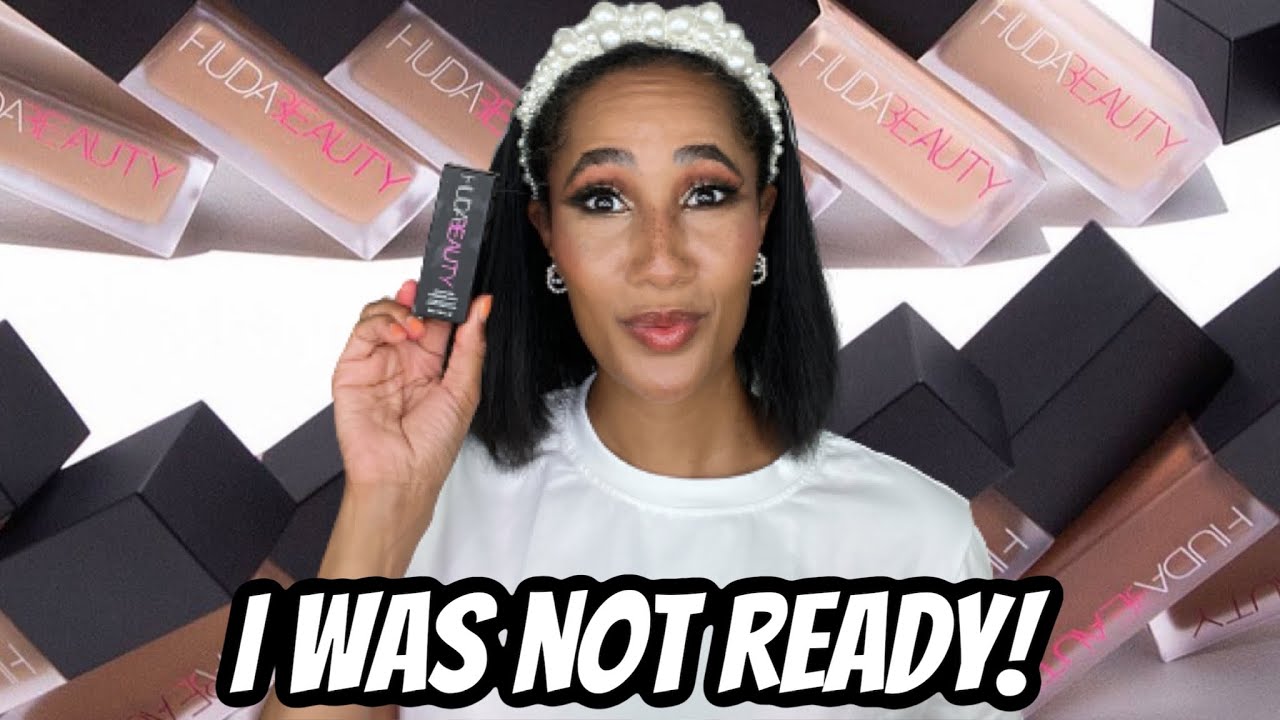 HUDA BEAUTY FAUX FILTER CONCEALER | Shade 5.3 G Toasted Almond | 8HR+ Wear Test
