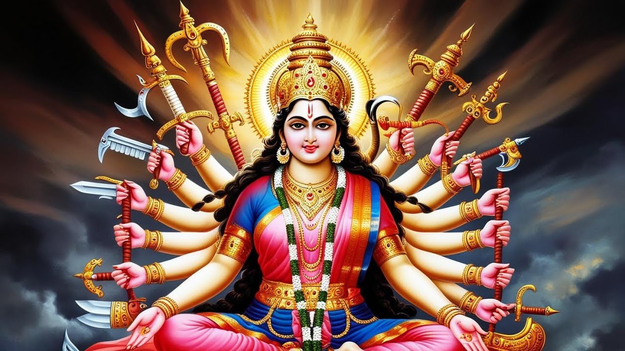शक्तिशाली #दुर्गा #कवच हिंदी पाठ #देविकवच #नवरात्रि #DeviKavach
