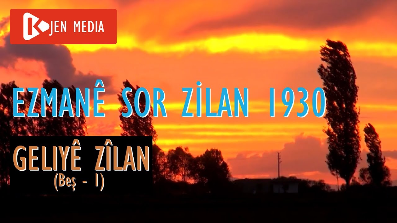 GELIYÊ ZÎLAN - EZMANÊ SOR ZİLAN 1930 - BEŞ 1