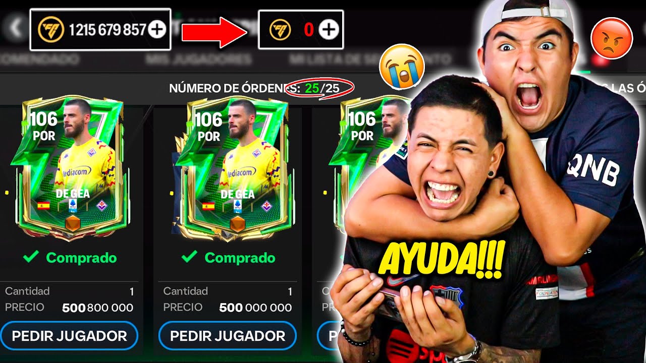 GOLPEO a EDSON FDB POR GASTAR MIS MONEDAS EN FC MOBILE 😱 *Soy Pobre *