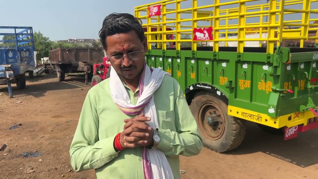 विदिशा में पहेली बार बनी एसी ट्रॉली बालाजी एग्रो इंडस्ट्रीज पर ||