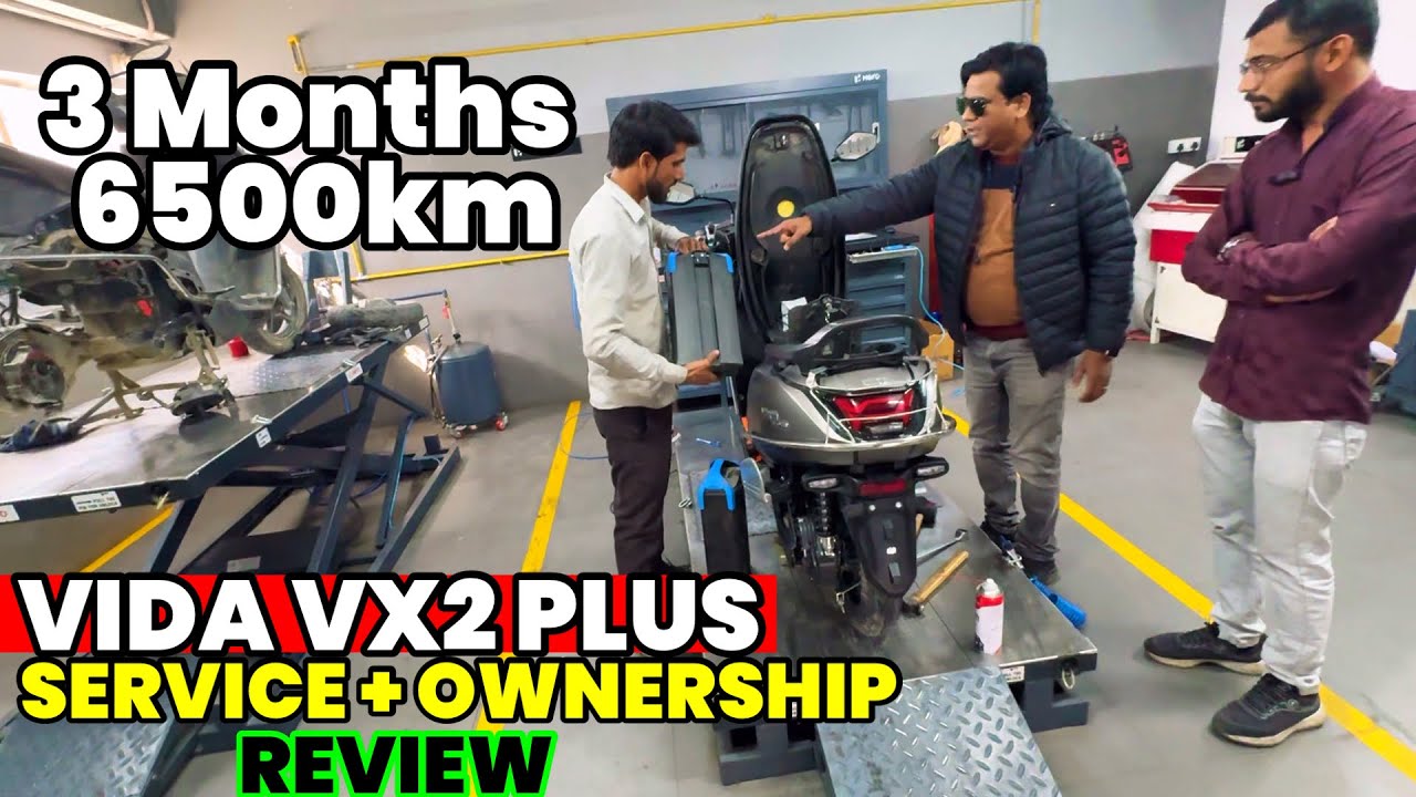 Hero VIDA VX2 Plus 2nd Service 3 Months 6500km & Ownership Review 