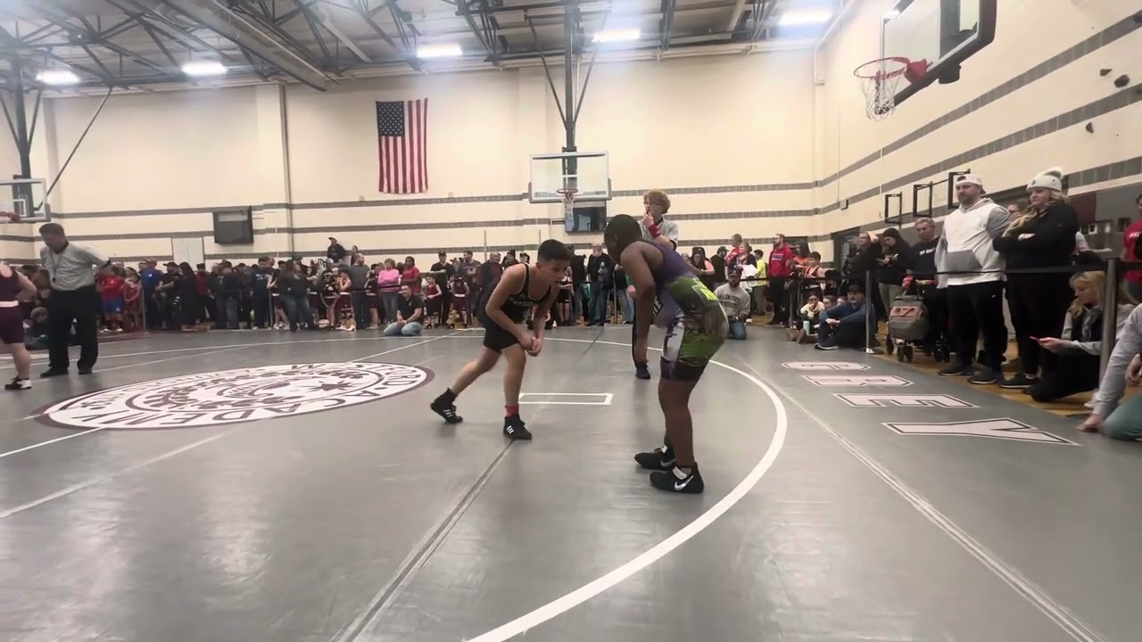 NAZ 7 Y/O Youth wrestler 115lbs Wolfgang CT Vs Kellan Rozon Haverhill Hammers WESTFORD MA 12/8/24