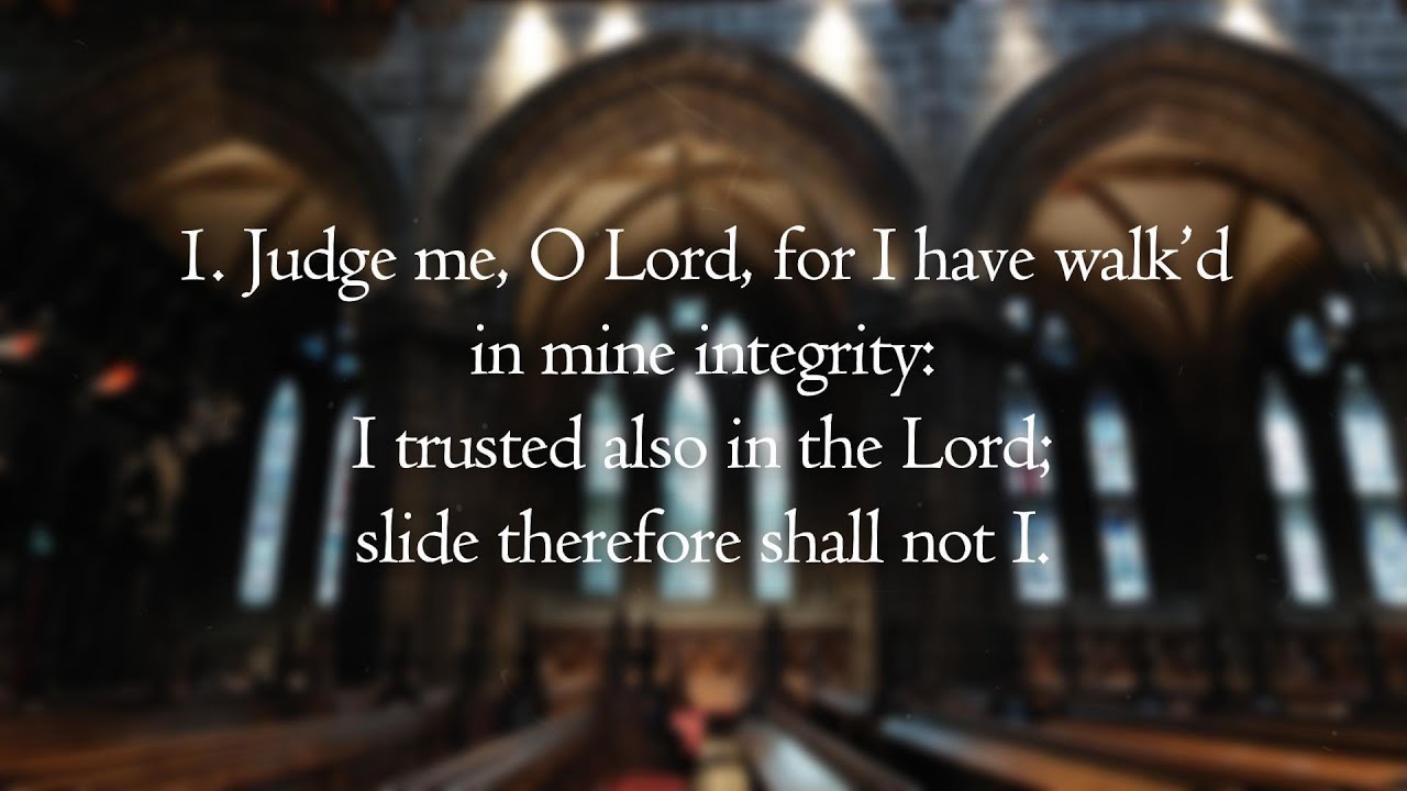 Psalm 26 (St. Thomas) - Congregational Psalm singing