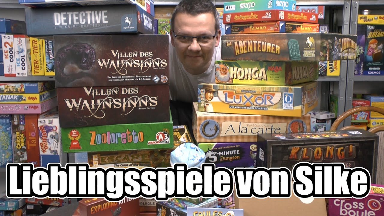 Lieblingsspiele von Silke Teil 1 - Zwei-Personen Spiele, Familienspiele, Kennerspiele