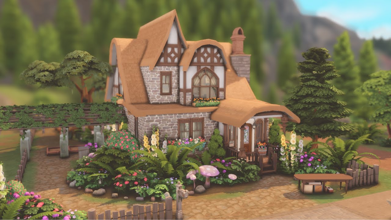 Gemologist Cottage 🏡🔮💎 - The Sims 4 Speed Build | No CC