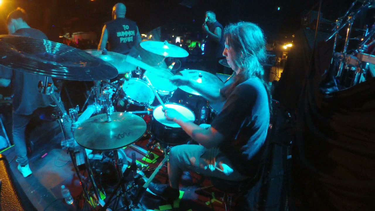 Mike Caputo - Internal Bleeding - Driven To Conquer (live drum cam)