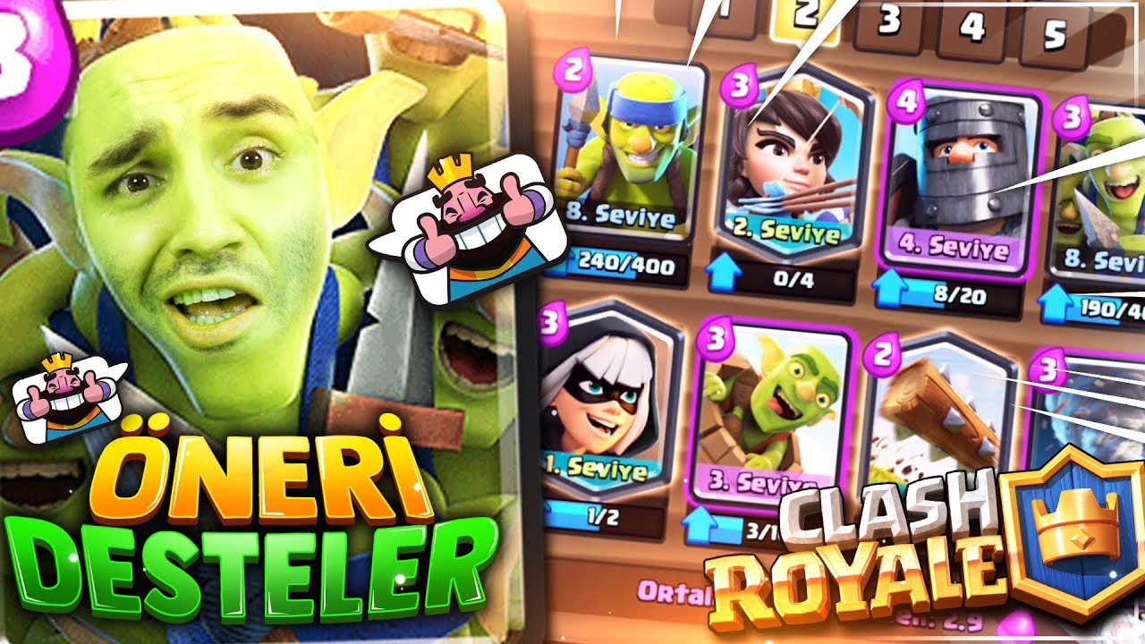 8 , 9 ve 10. ARENAYA ÖZEL (ÖNERİ DESTE ) - Clash Royale