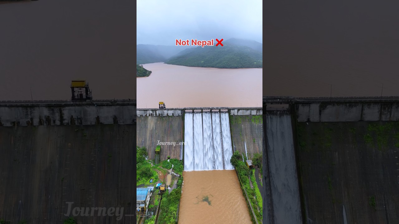 Guess the Location 😱🤯This is our maharashtra ✅🫶🏻 #maharashtra #dam #sahyadri #travel