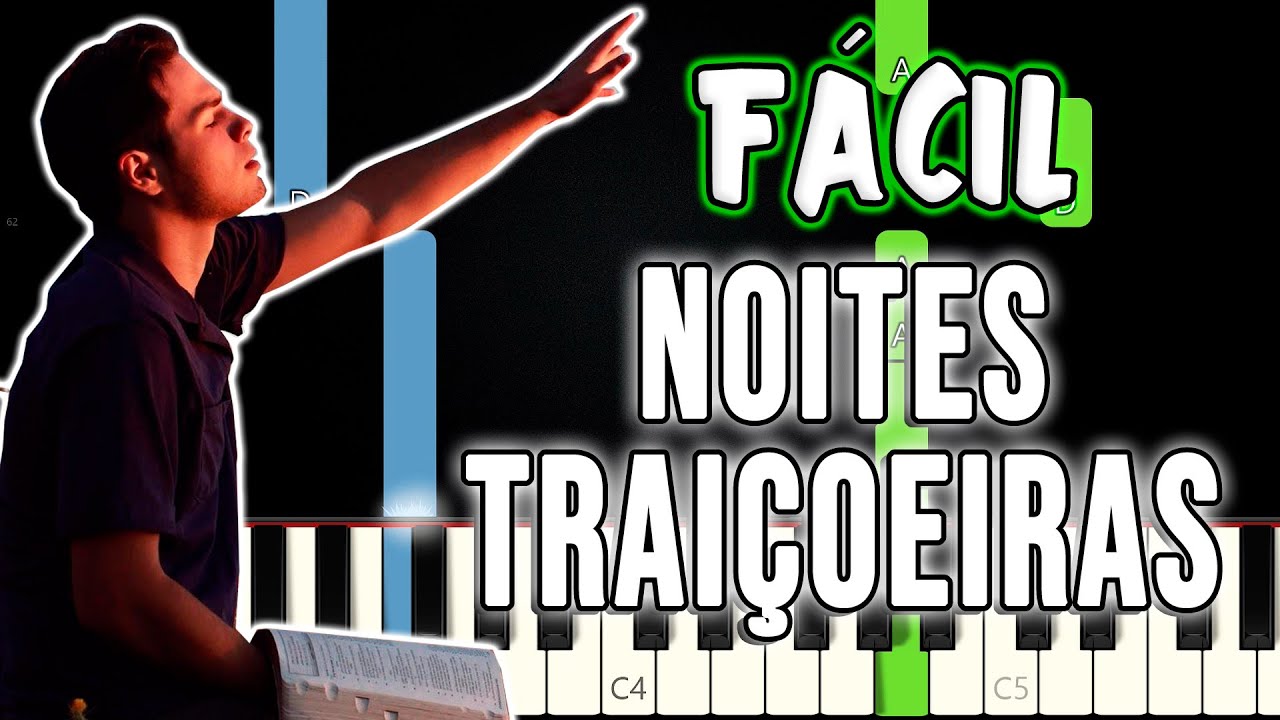 Noites Traiçoeiras (Deus Está Aqui) | Versão Fácil Piano e Teclado Tutorial