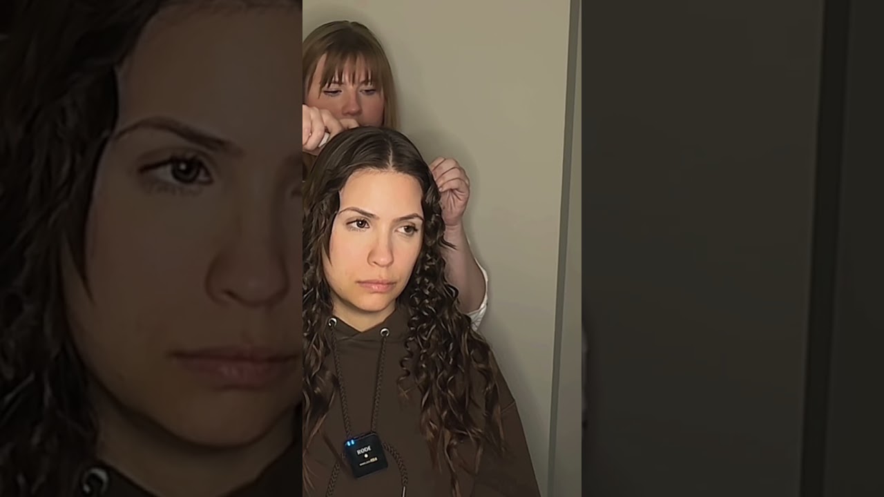ASMR-завивка и укладка волос 💙 #asmr #asmrsounds #asmrhair #asmrtingles #asmrhaircurling