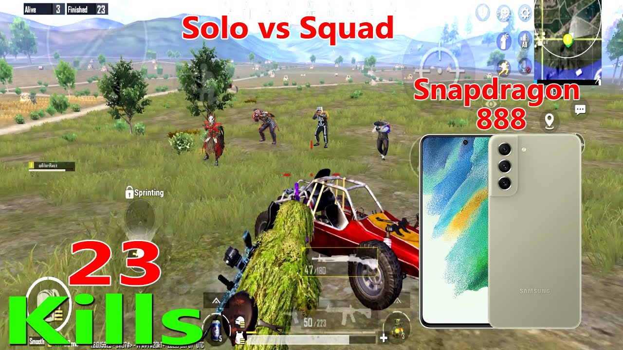 Samsung Galaxy S21 FE 5G Pubg Bgmi Test Snapdragon 888 23 Kills Gameplay #devrajesh #pubg