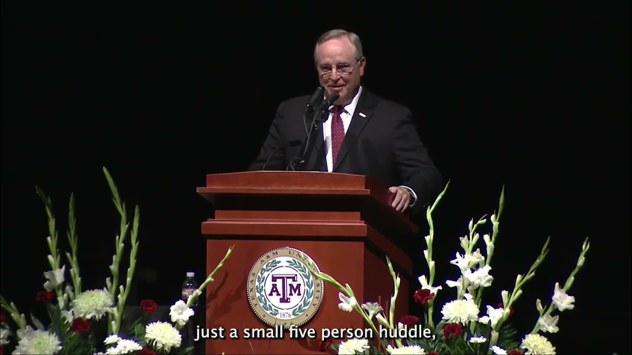 Mark Welsh 2022 Aggie Muster Speech