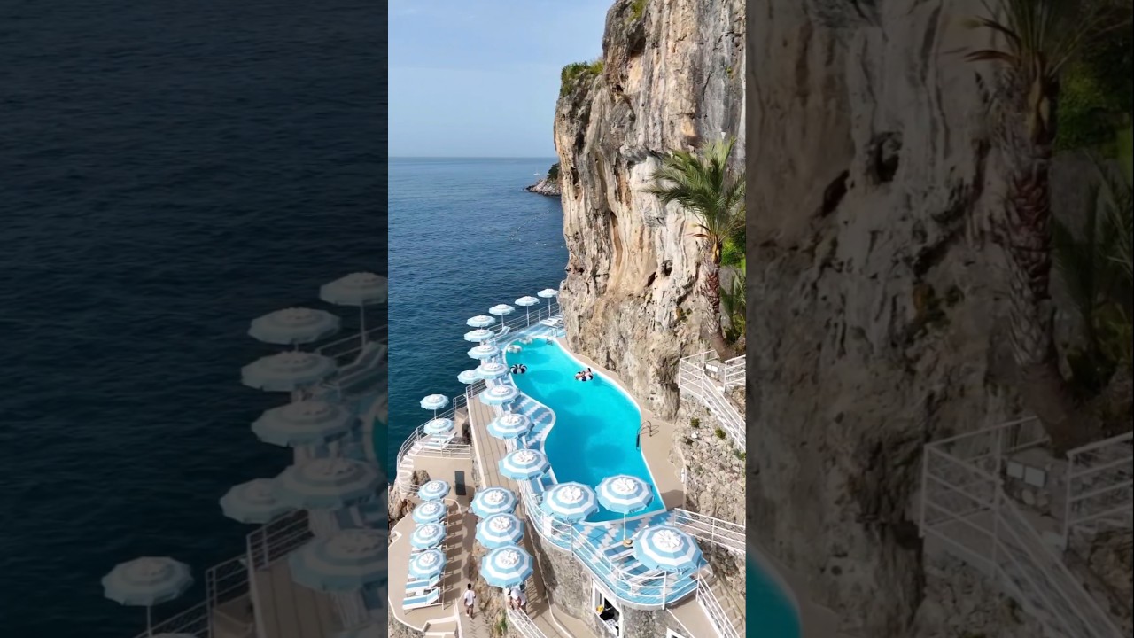 Summer dream hotel in Italy. Miramalfi luxury resort in Amalfi coast. Most luxurious hotel in Europe