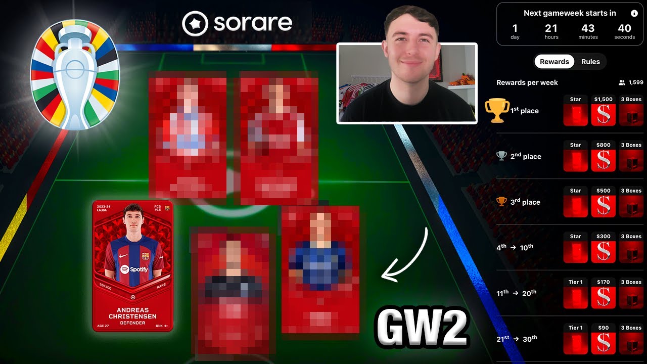 Building My Euro 2024 Sorare Lineups (GW2)