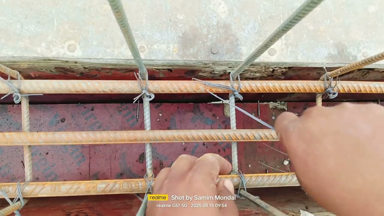 রড বান্ধা কিভাবে হয় আপনারা দেখুন এটাকে বলা হয় ডবল কাচি বান্দর এতে মজবুত হয় বেশি, still Bandi most