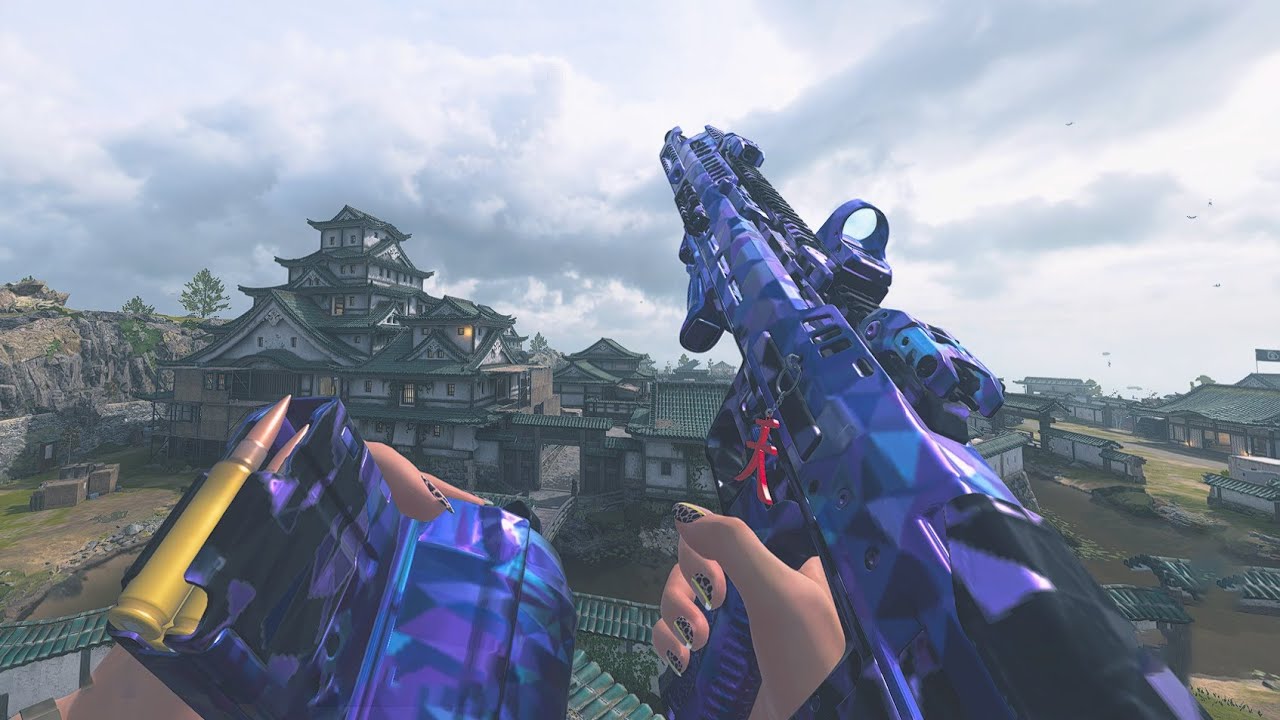 the BATTLE RIFLE CRONEN SQUALL is INSANE on Ashika Island Warzone! (Best Cronen Squall Loadout)