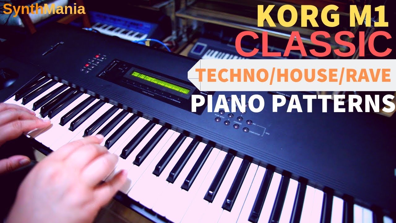 Как играть классические паттерны M1 Piano Techno/House/Rave