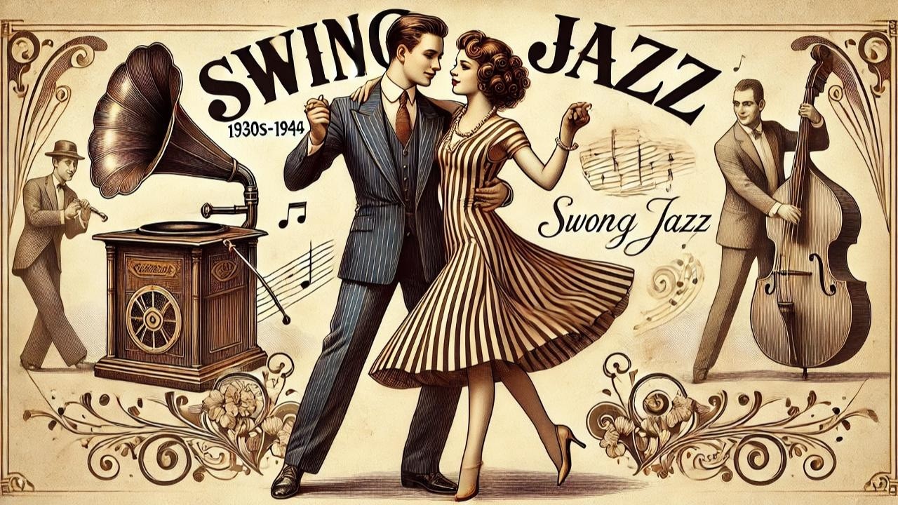 1930s 1940s Swing Jazz 💃 Vintage Dance Music for Happy Mood, Relaxing and Positive Energy