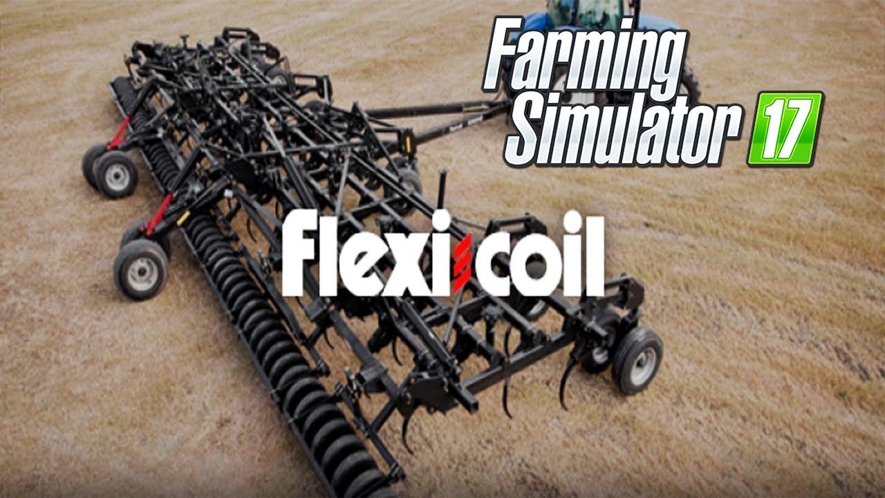 Трактор-погрузчик Flexi-Coil и Challenger в долине Голдкрест, сельское хозяйство Симу