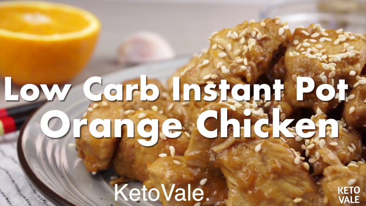 Easy Instant Pot Orange Chicken - Low Carb Keto Recipe