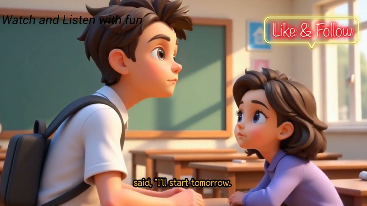 Short story of lazy boy | English story | watch and enjoy