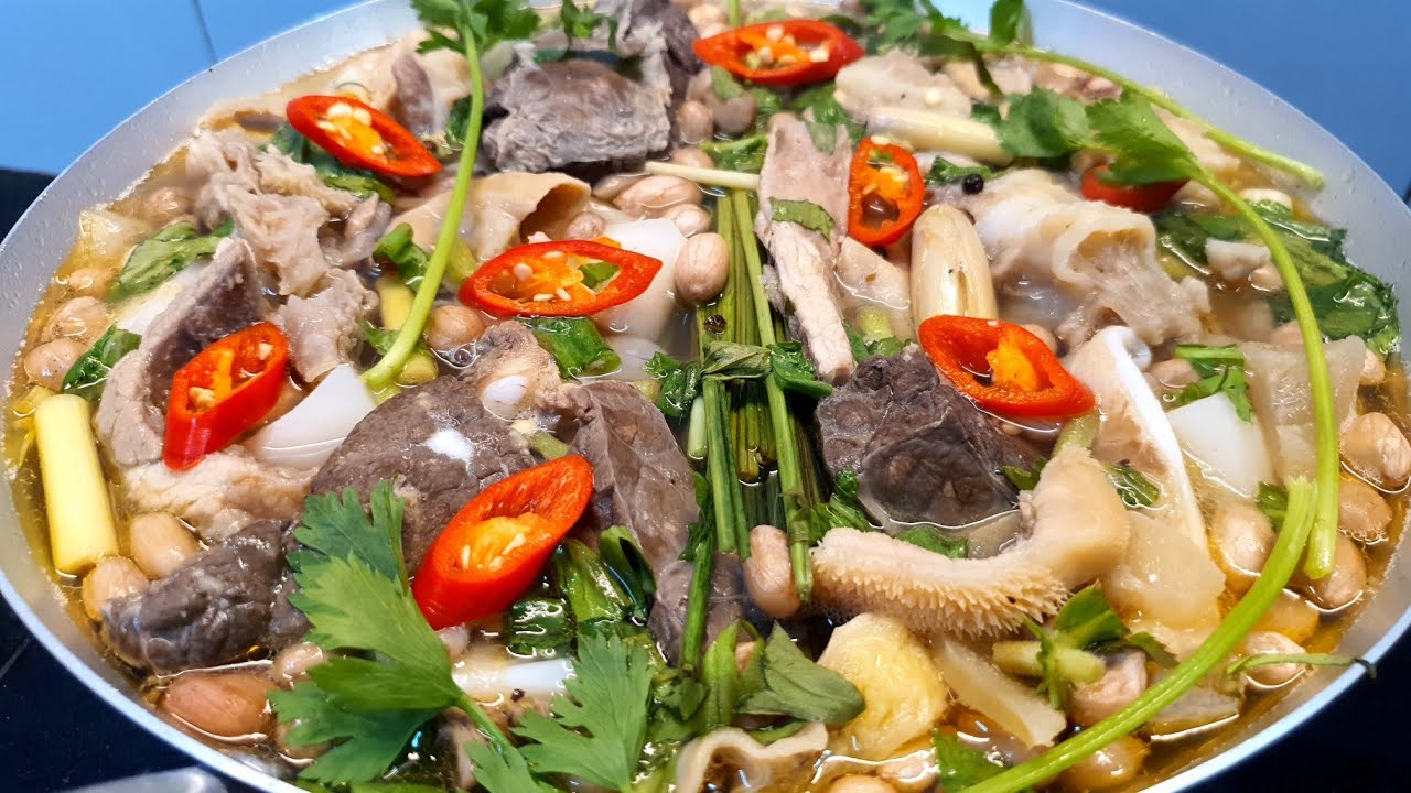 cách nấu LẨU LÒNG BÒ HẦM SẢ ngon đậm đà cho ngày đông giá rét - món ngon dễ làm