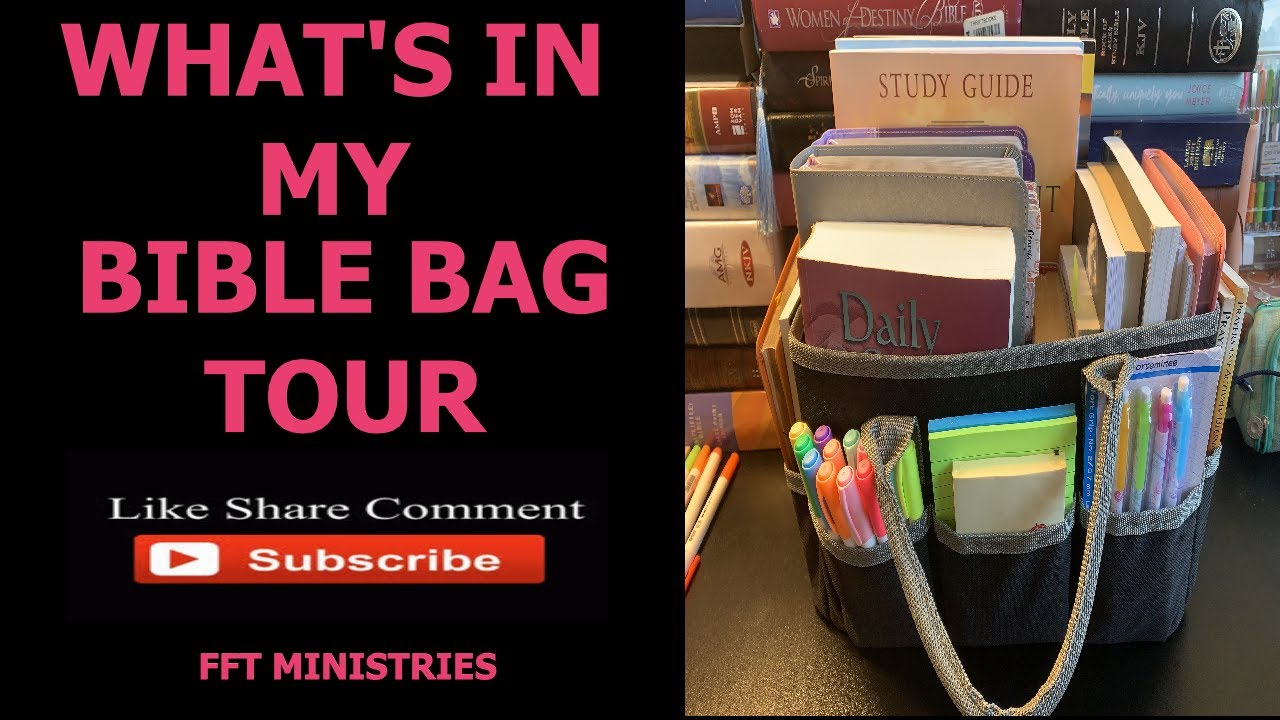 **WHAT'S IN MY BIBLE BAG TOUR**
