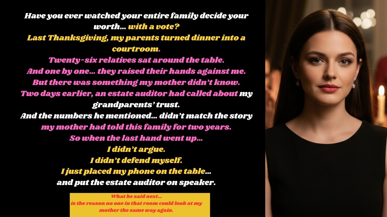 My Parents Held A “Family Vote” At Thanksgiving—So I Put The Estate Auditor On Speaker
