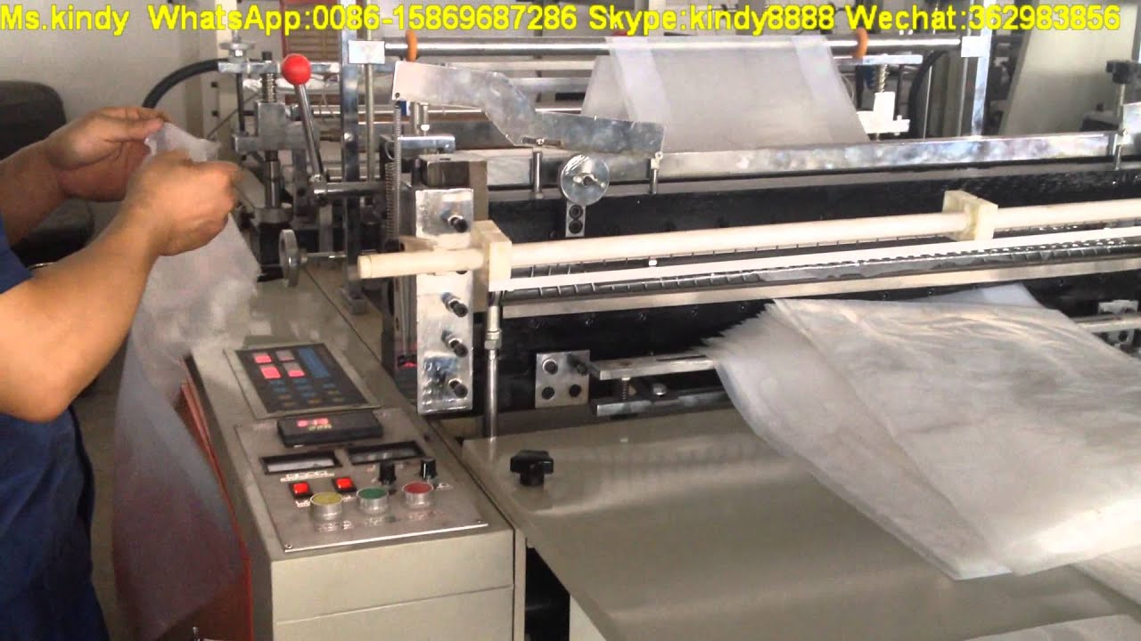 heat sealing cold cutting bag making machine