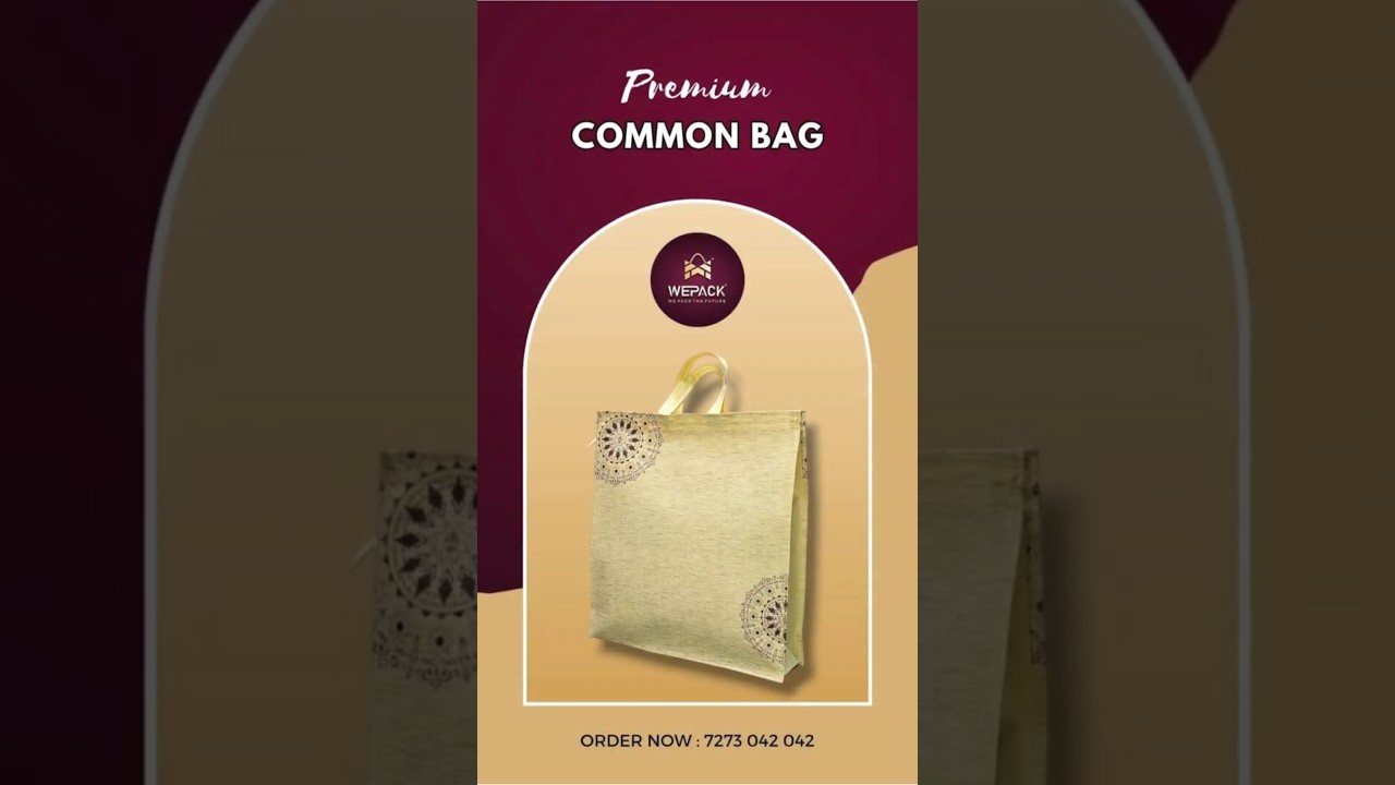 CB 5 | Eco Friendly Non woven carry bags 🛍️#wepack #giftbags #marriagebag #corporategift