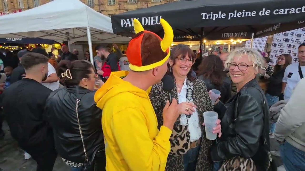 Fête de la bière 🍺 2025 à Charleville-Mézières | Immersion dans le chaudron Place Ducale 🔥🔥
