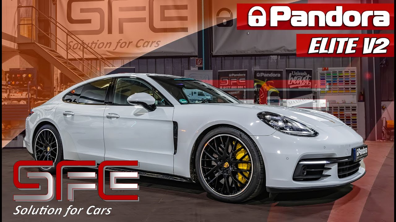 Alarmanlage im Porsche Panamera - Pandora Elite V2