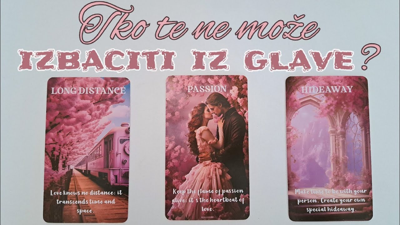 👩🏻‍❤️‍👨🏻 TKO te ne može IZBACITI IZ GLAVE? 🙉 Izaberi kartu - Tarot čitanje