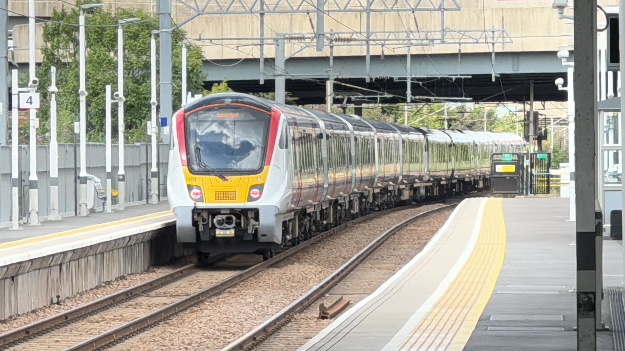 Greater Anglia Trains at Meridian Water on July 11th 2024