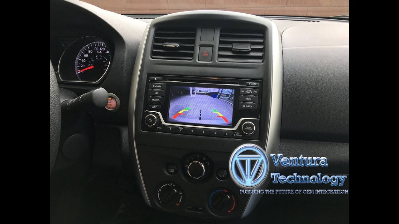 Instalación de cámara reversa para nissan versa  Años 2016 2018