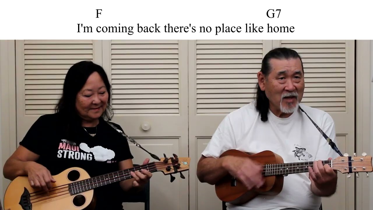 Going to Hana Maui - Pekelo - Ukulele Play Along - Lyrics And Chords On Screen
