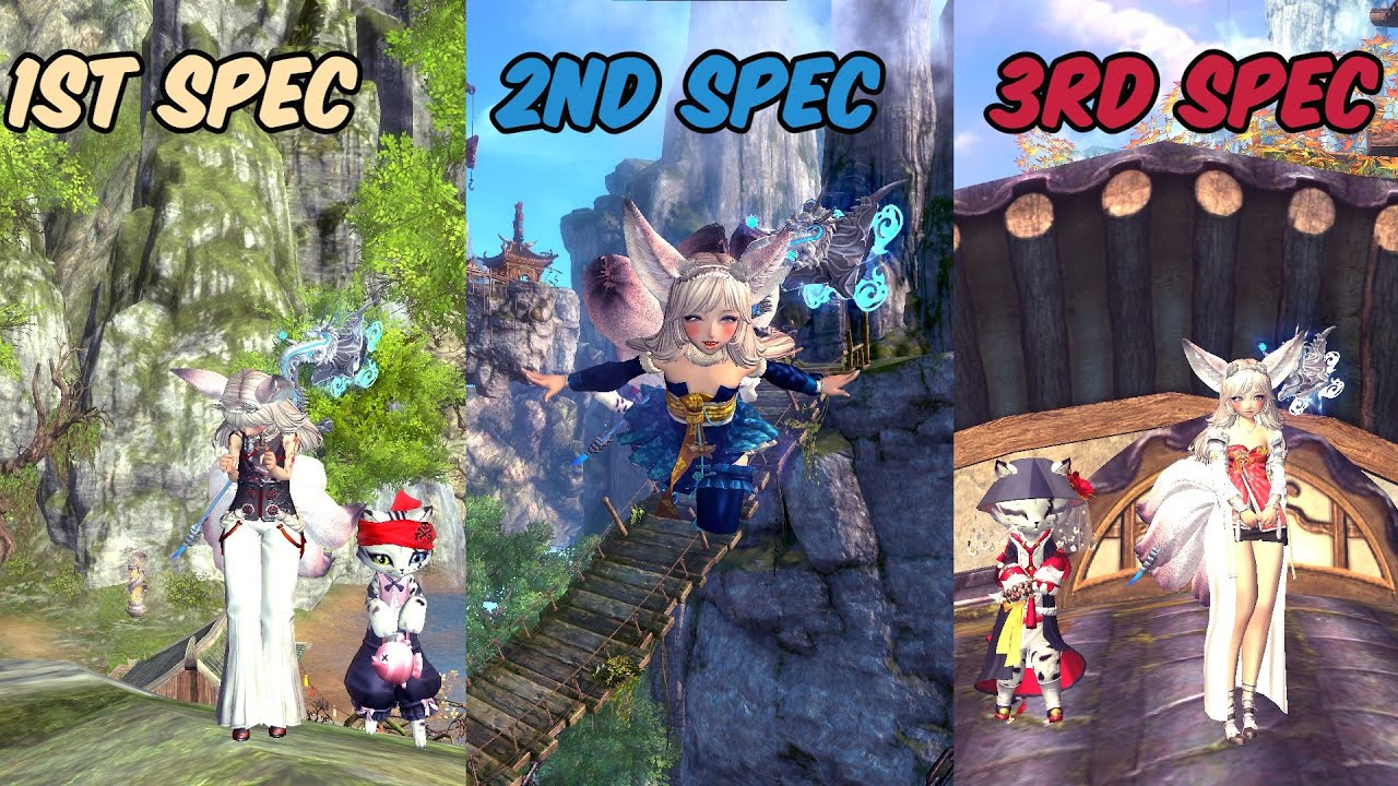 Blade and Soul : 3RD Spec Summoner DPS vs 1st and 2nd Specs