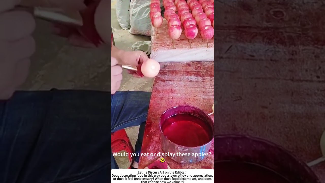 Brush & Fruit: Painting Patterns on Apples 🎨