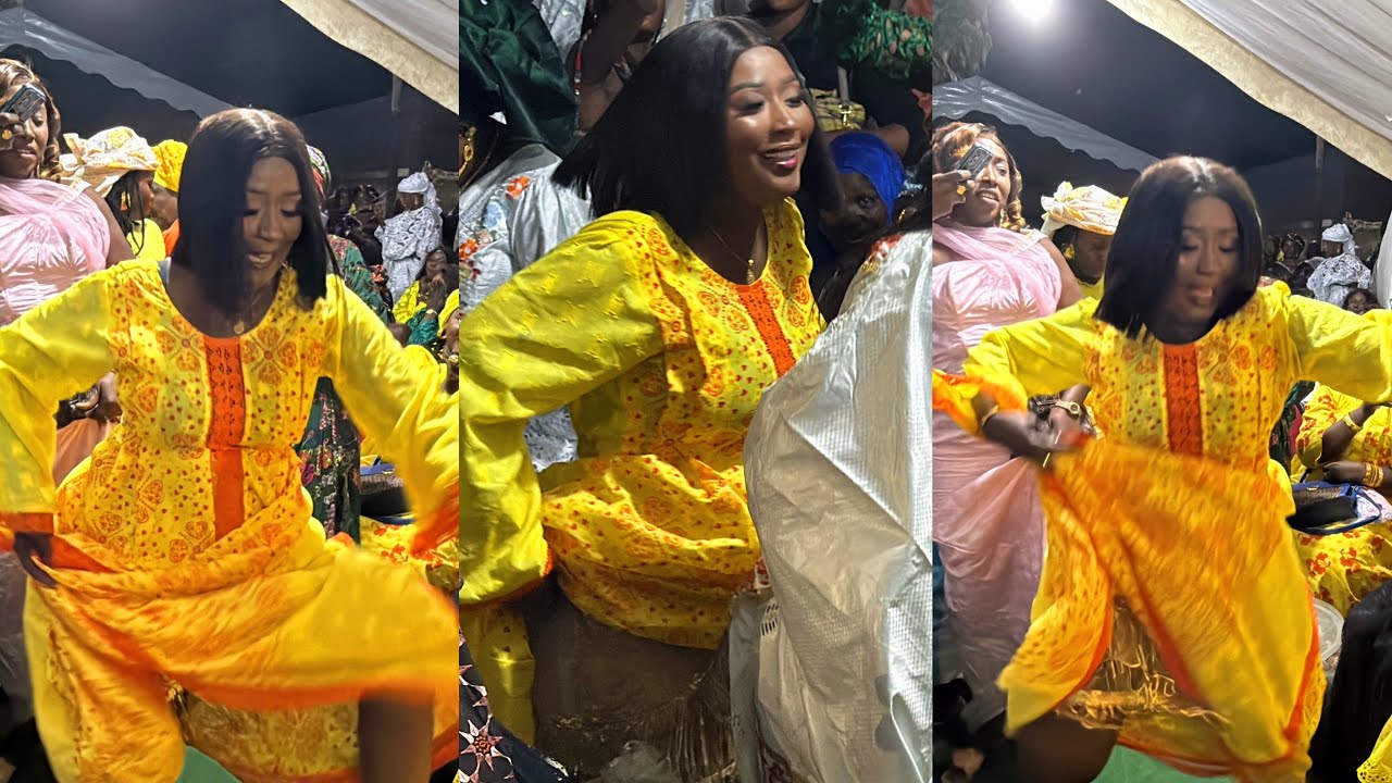 😱Bassine Thiam de la série Bété Bété toth na fi, Admirez ses pas de danse au Mariage de Khady Baba